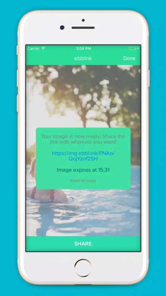 ebb -- secure photo sharing স্ক্রিনশট