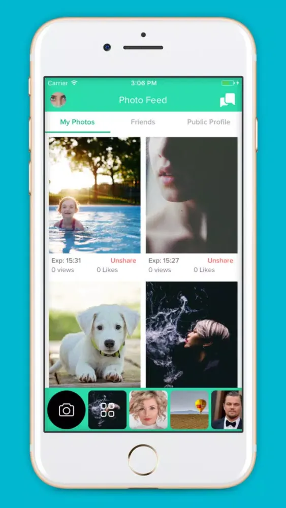 ebb -- secure photo sharing স্ক্রিনশট