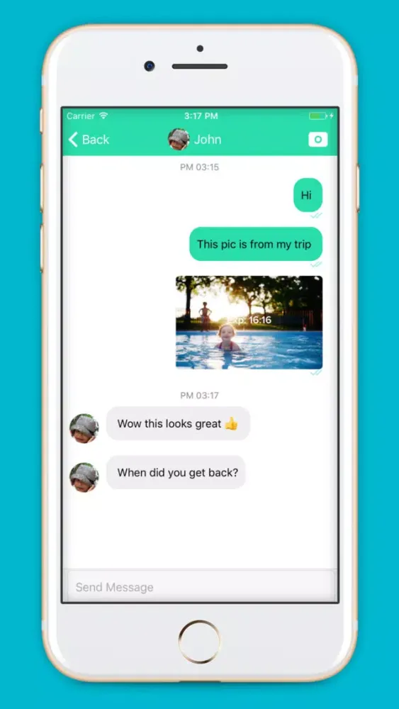 ebb -- secure photo sharing স্ক্রিনশট