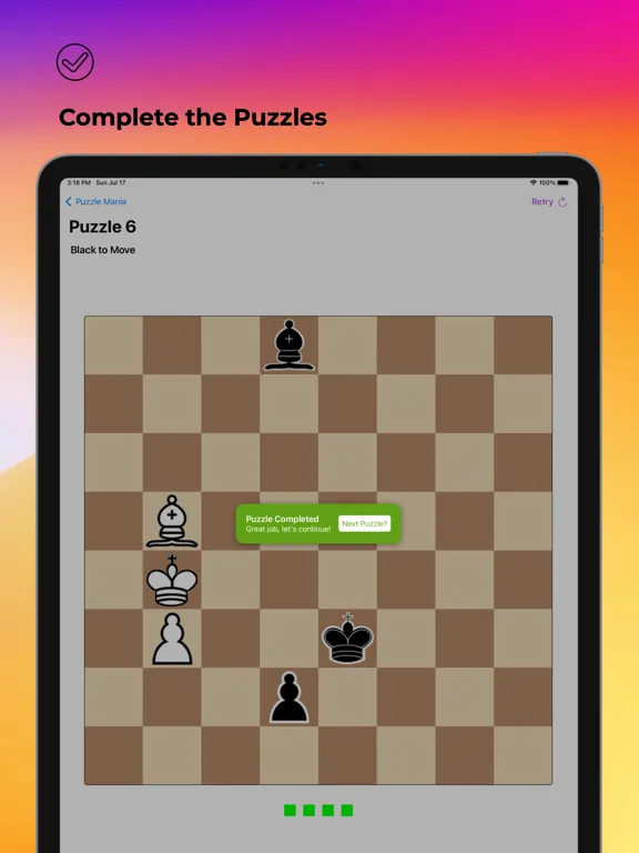 Capturas de tela do MyChessCoach iPad 