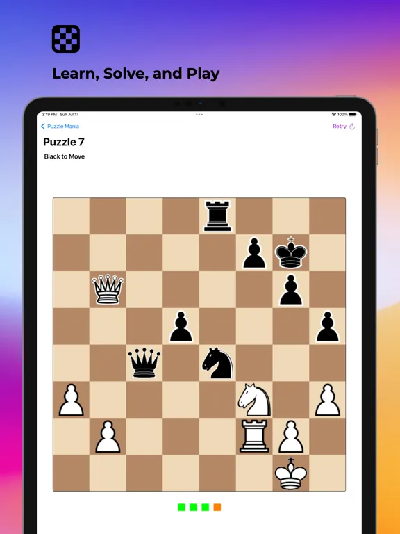 Capturas de tela do MyChessCoach iPad 