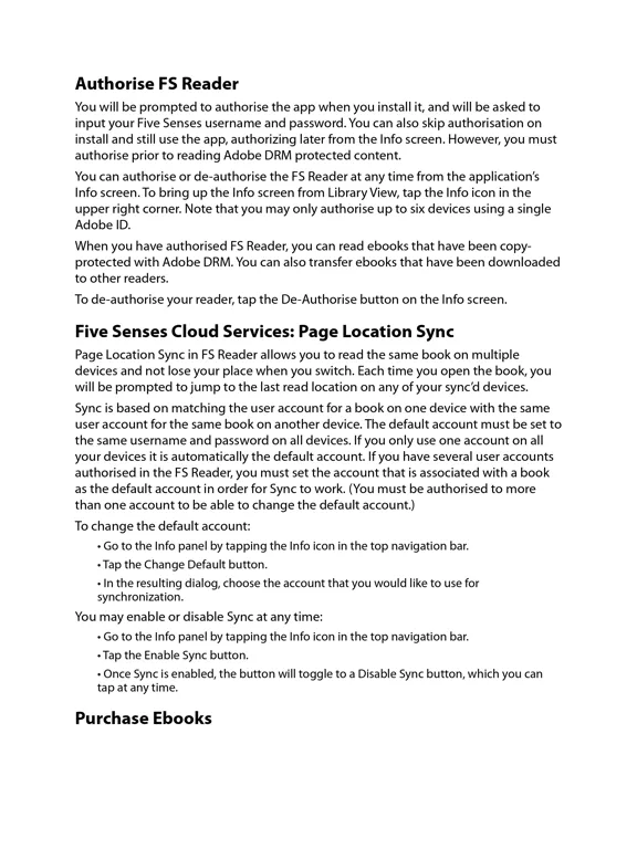 Five Senses Portal Reader iPad  Screenshots