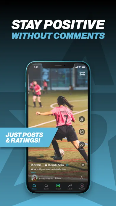 Capturas de tela do Fivestar: Sports Highlight App