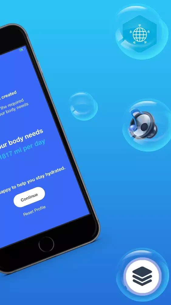 Capturas de tela do Water Reminder - Stay Healthy