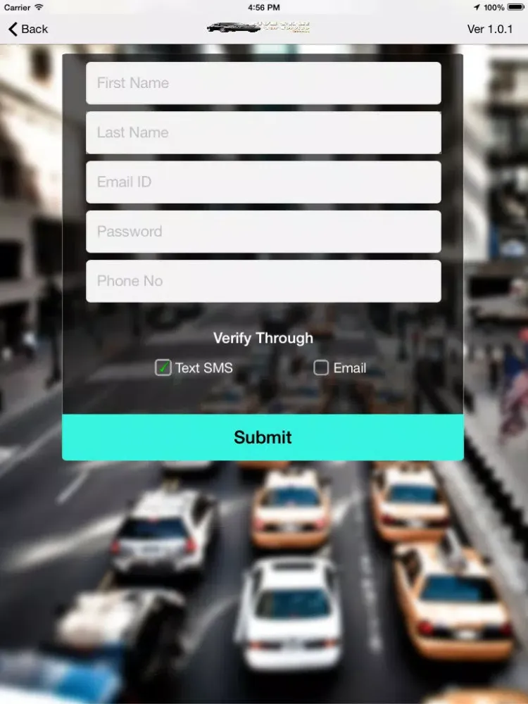 Capturas de tela do Five Star Car Service NJ iPad 