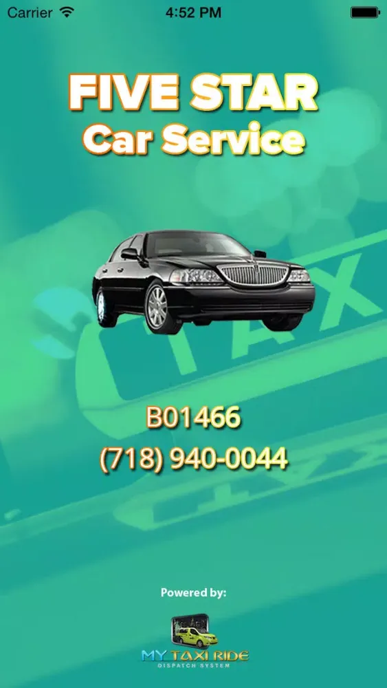 Capturas de tela do Five Star Car Service NJ