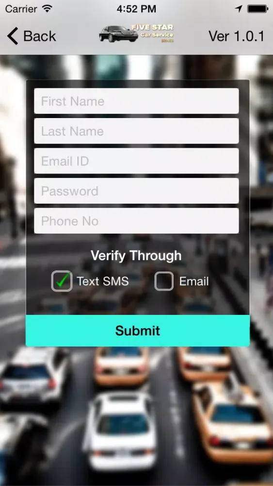 Capturas de tela do Five Star Car Service NJ