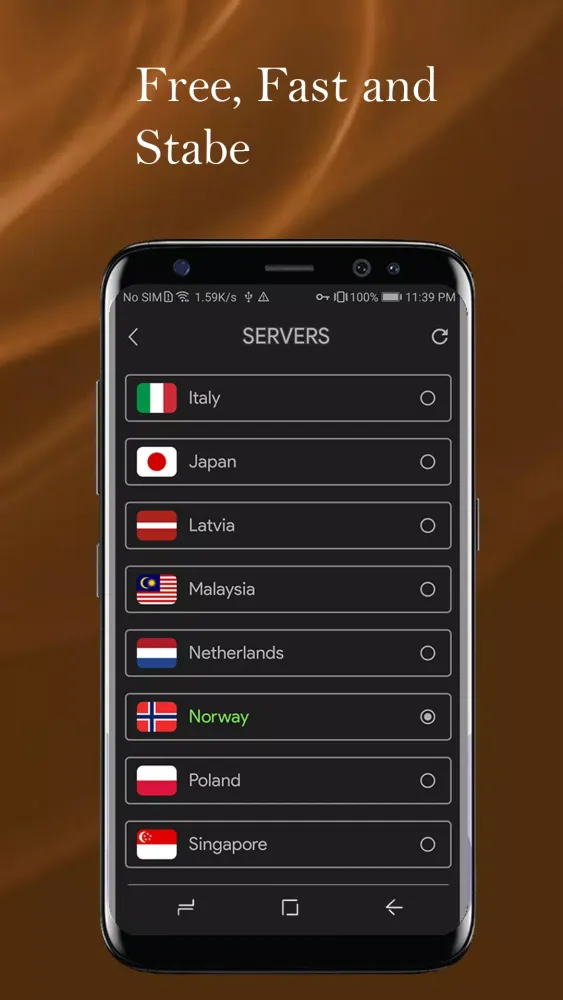 CAFE VPN - Fast Secure VPN App Screenshots