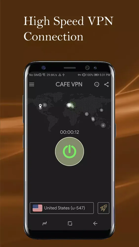 CAFE VPN - Fast Secure VPN App Screenshots