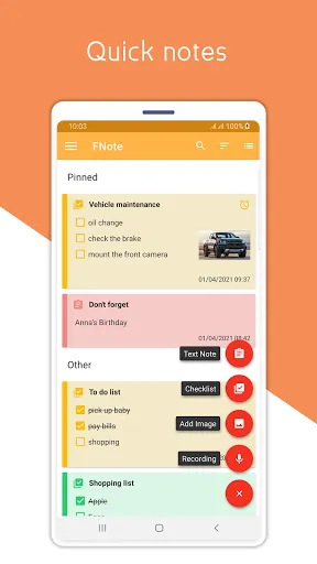 Notes - Notepad, Notebook应用截图