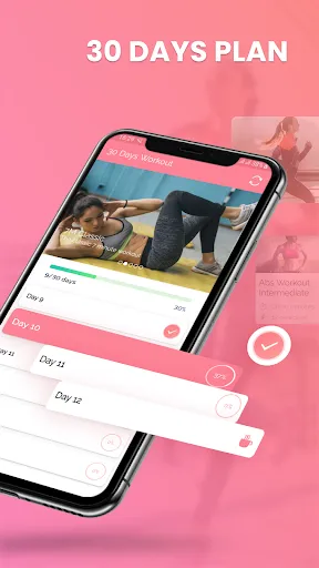 30 Days Women Workout Fitness Screenshots