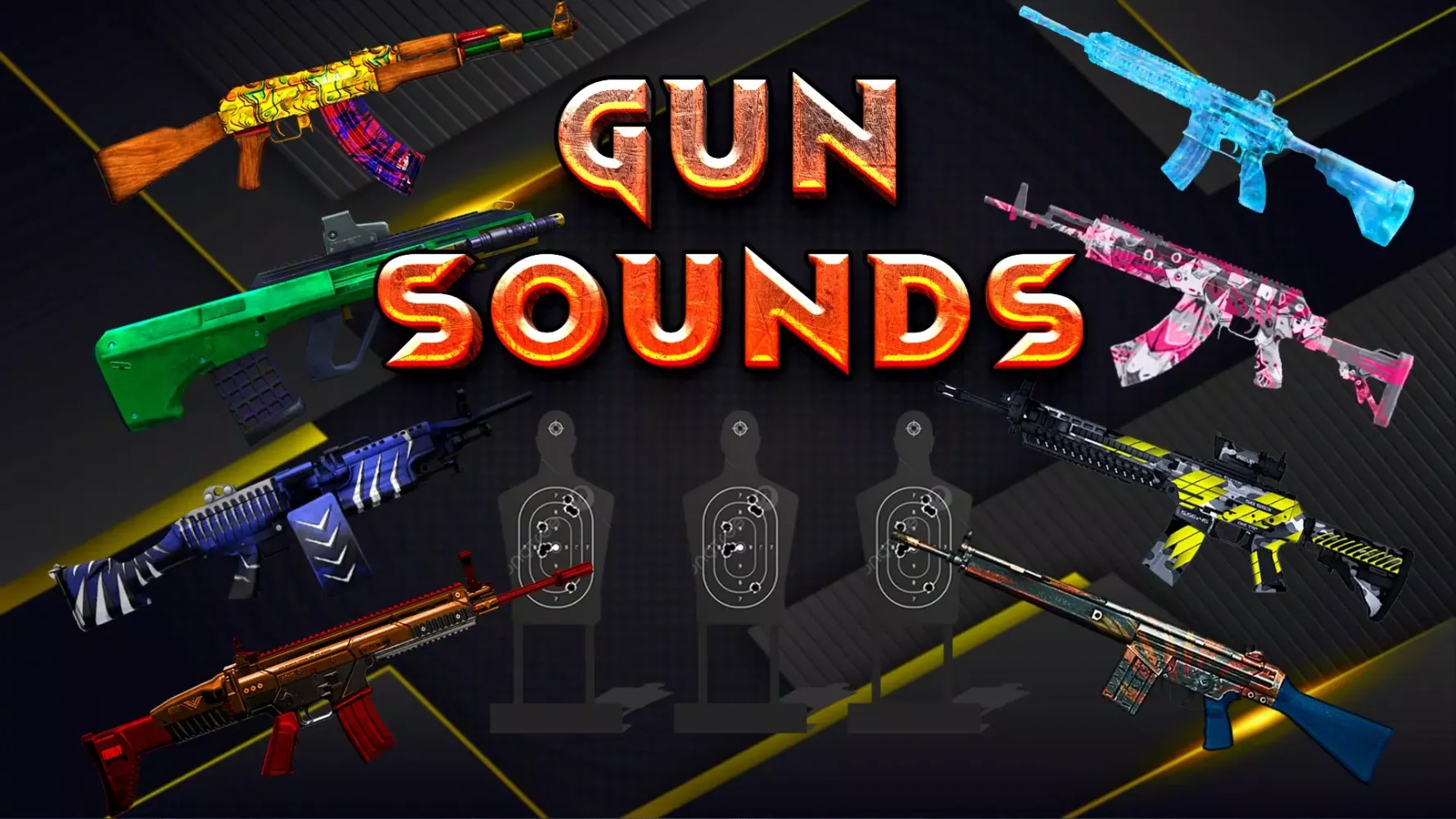 Gun Simulator: Gun sound prank سکرین شاٹس