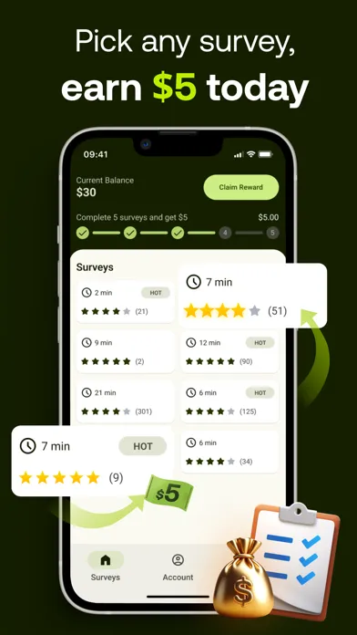 Five Surveys - Earn Money Fast Screenshots