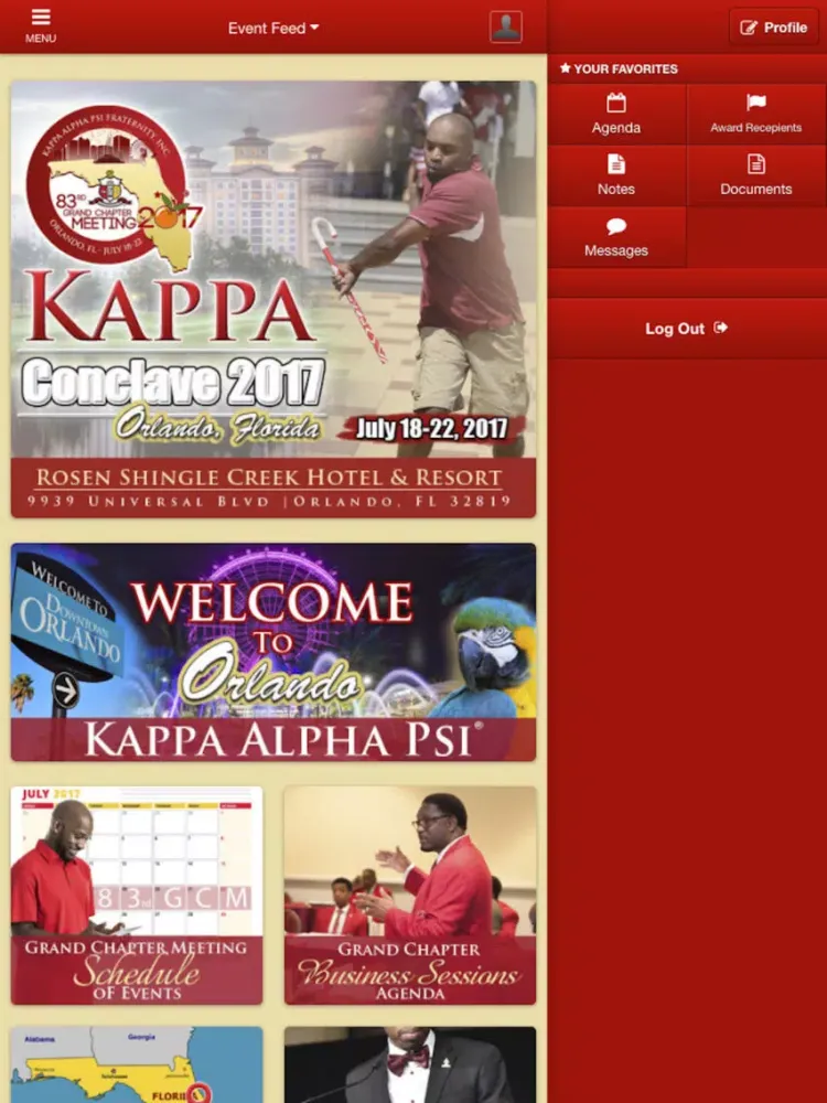 Kappa Conclave 2017 iPad  Screenshots