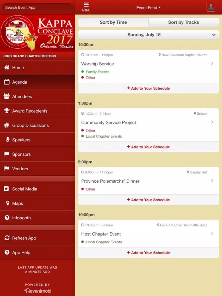 Kappa Conclave 2017 iPad 應用截圖