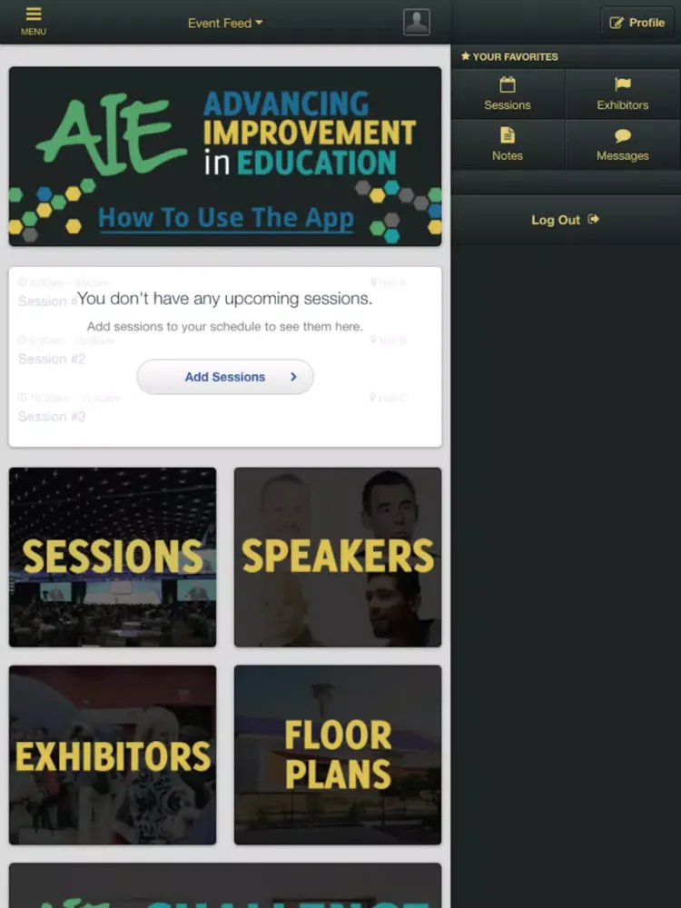 Zrzuty ekranu AIE 2017 iPad 