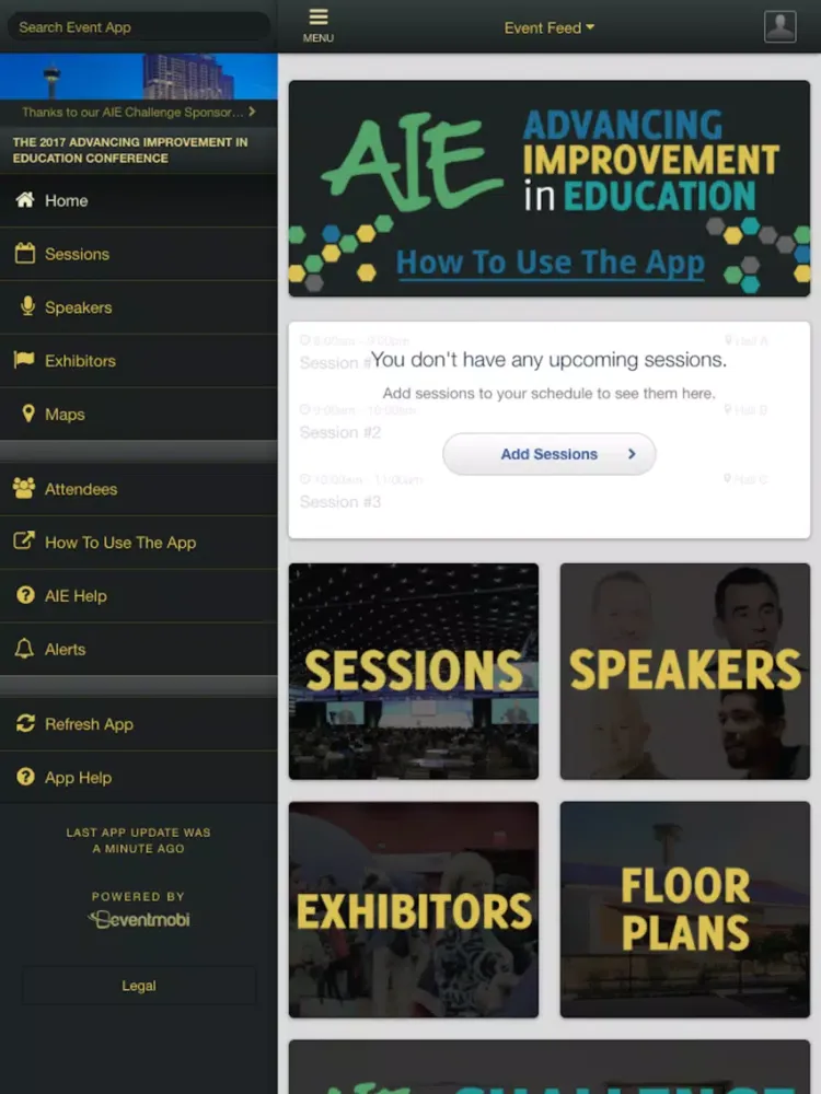 Zrzuty ekranu AIE 2017 iPad 