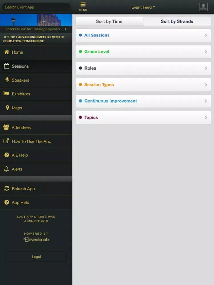 Zrzuty ekranu AIE 2017 iPad 