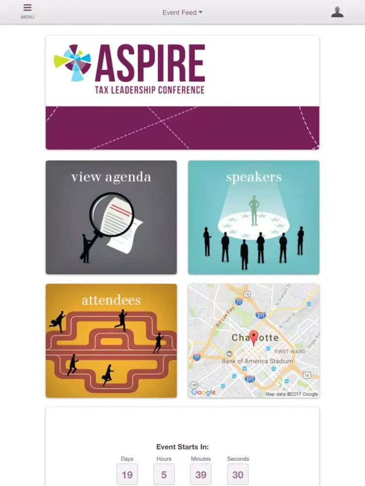 ASPIRE 2017 iPad  Screenshots
