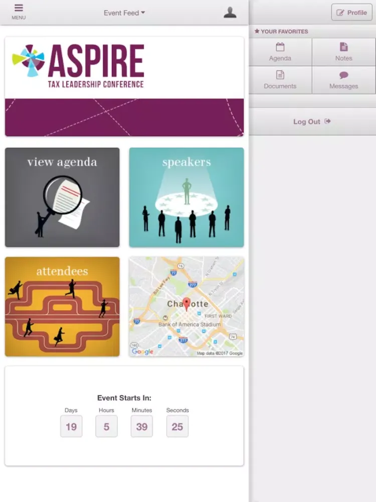 ASPIRE 2017 iPad  Screenshots
