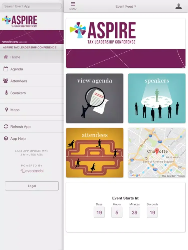 ASPIRE 2017 iPad  Screenshots