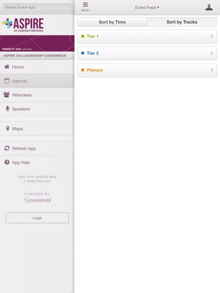 ASPIRE 2017 iPad  Screenshots