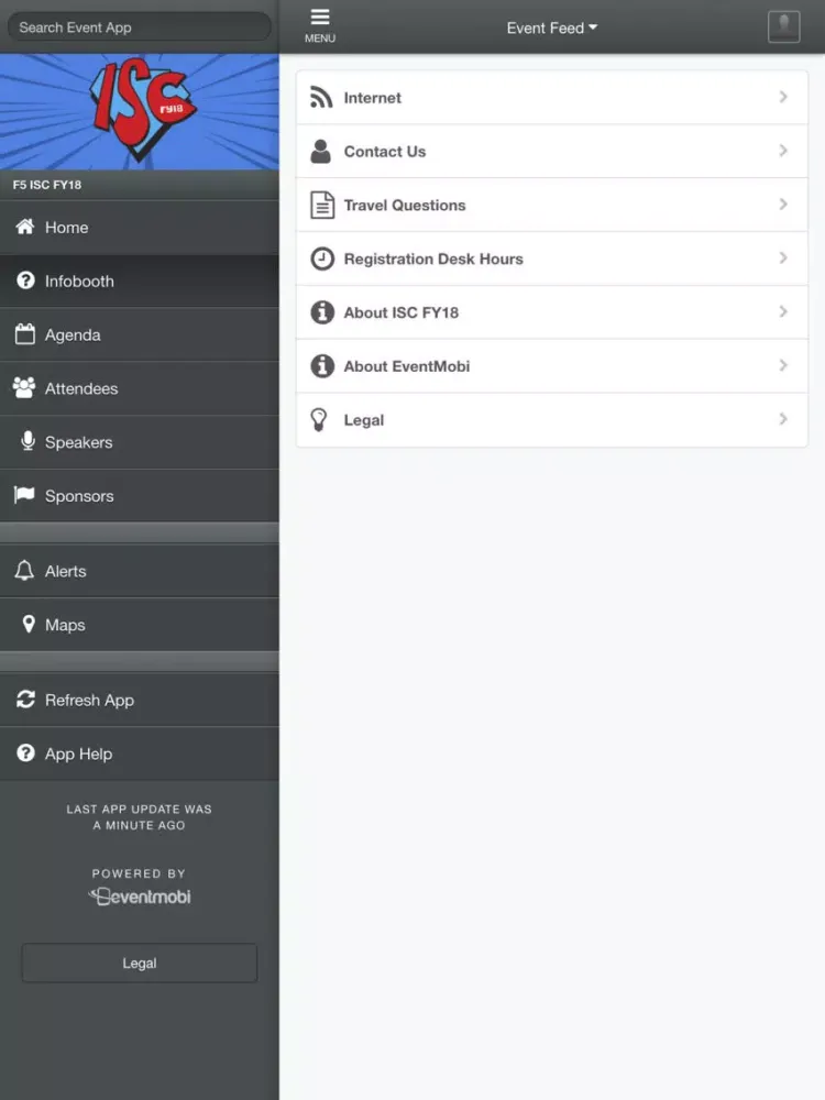 Captures d'écran de ISC FY18 iPad 