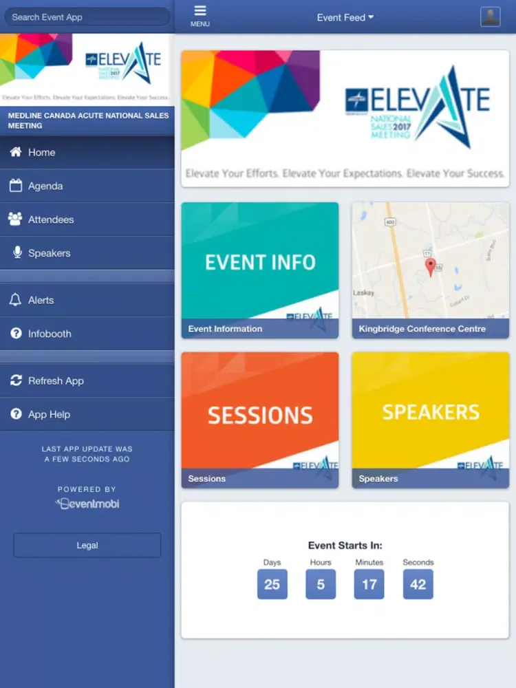 Tangkapan layar Medline NSM iPad 