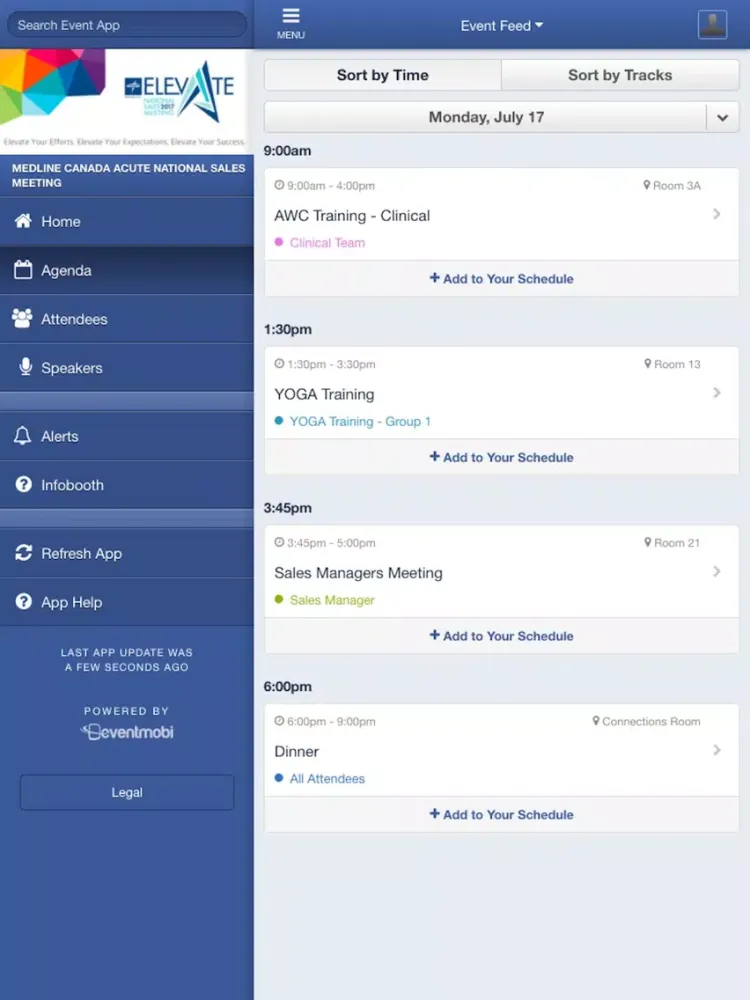 Tangkapan layar Medline NSM iPad 