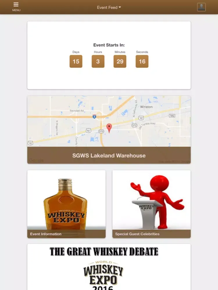 Whiskey Expo iPad  Screenshots