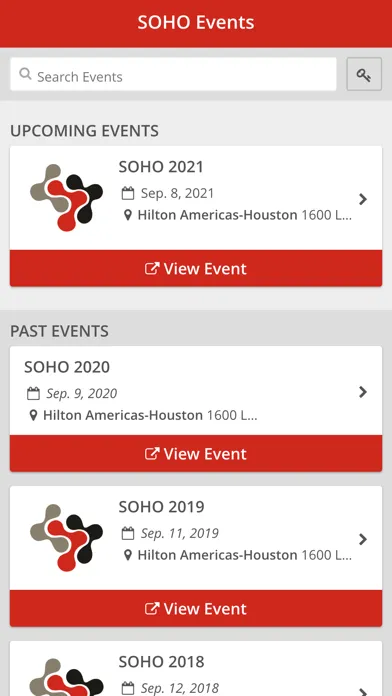 SOHO Annual Meetings स्क्रीनशॉट