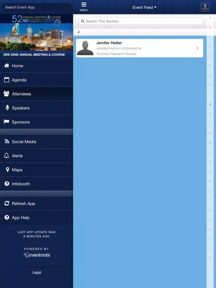 SRS AM 2017 iPad  Screenshots