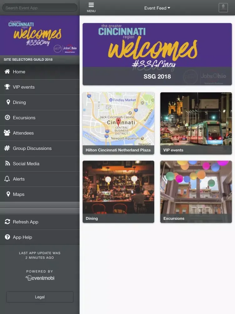 SSG2018 iPad  Screenshots