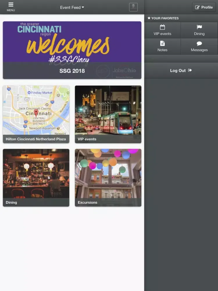 SSG2018 iPad  Screenshots
