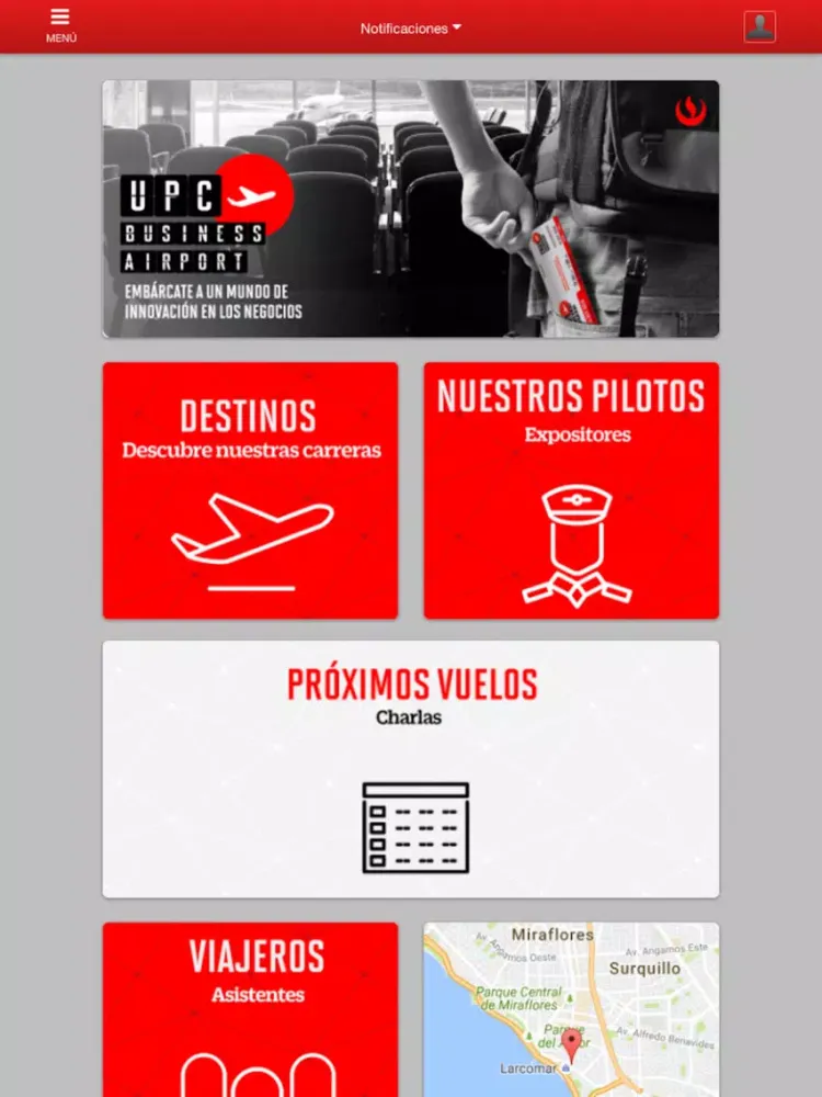 Screenshot di UPC AIRPORT iPad 
