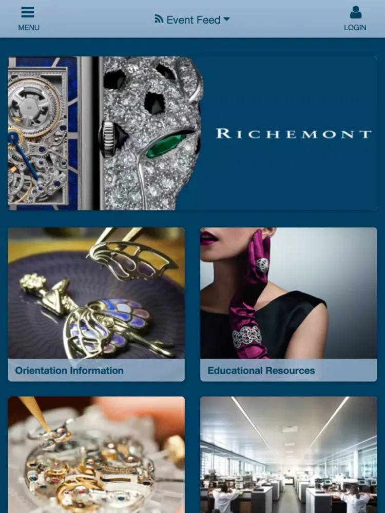 Richemont iPad  Screenshots