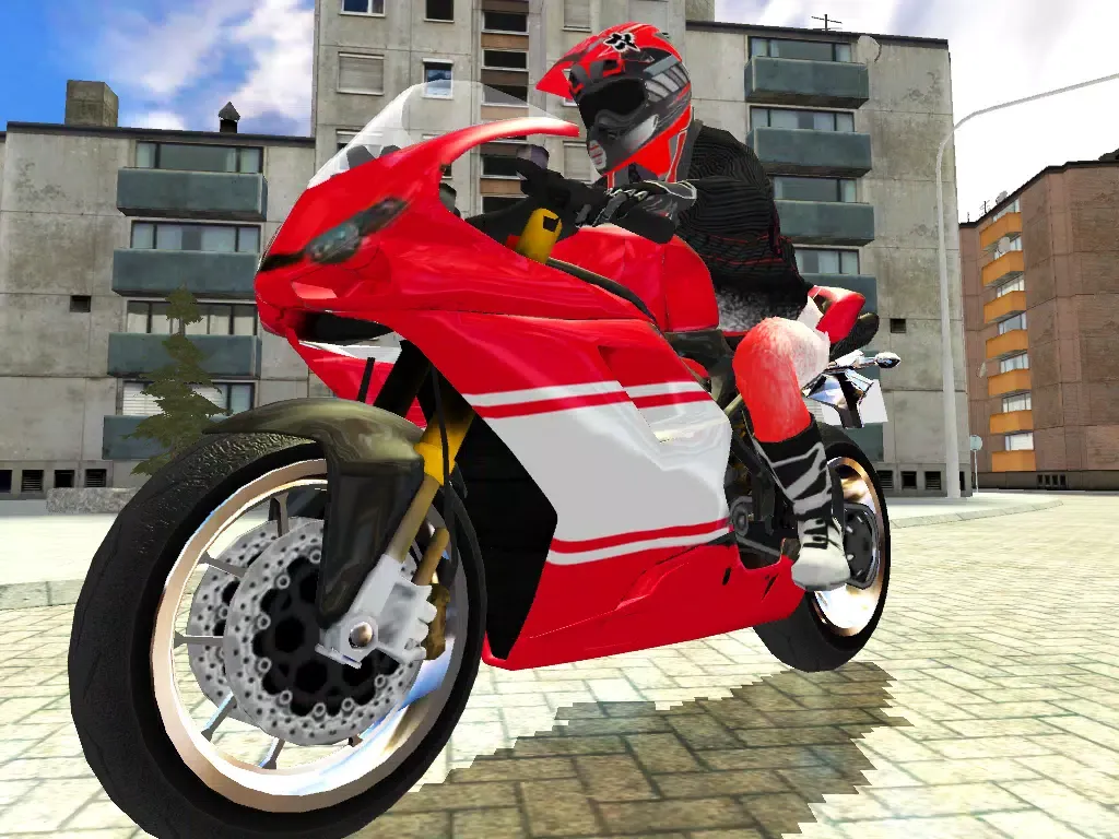 Screenshot di City Street Bike Rally Free iPad 