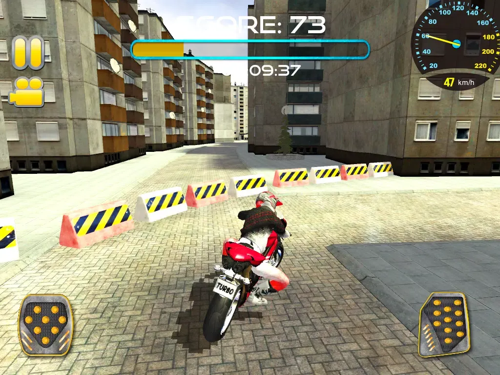 Screenshot di City Street Bike Rally Free iPad 