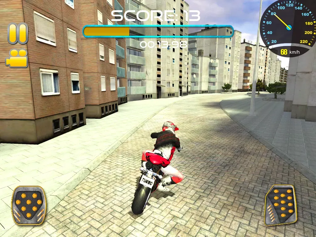 Screenshot di City Street Bike Rally Free iPad 