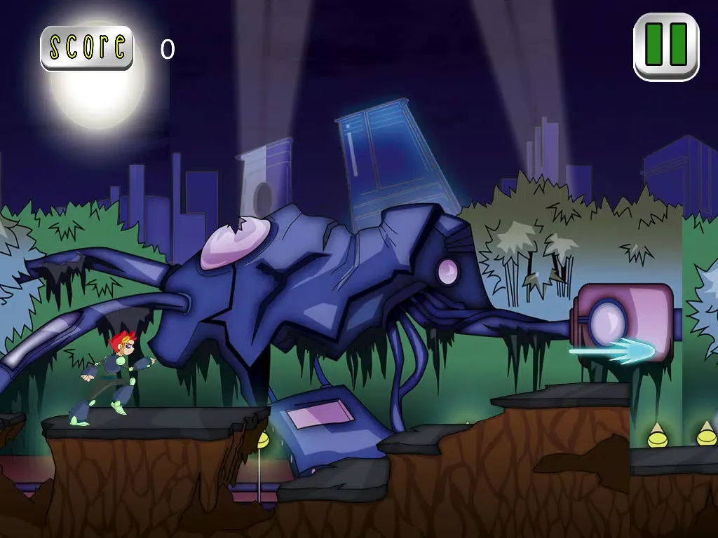 Zrzuty ekranu Cyber Ninja Run Free iPad 