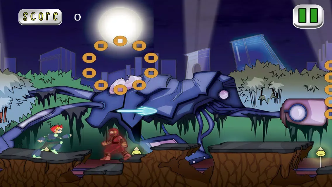 Zrzuty ekranu Cyber Ninja Run Free
