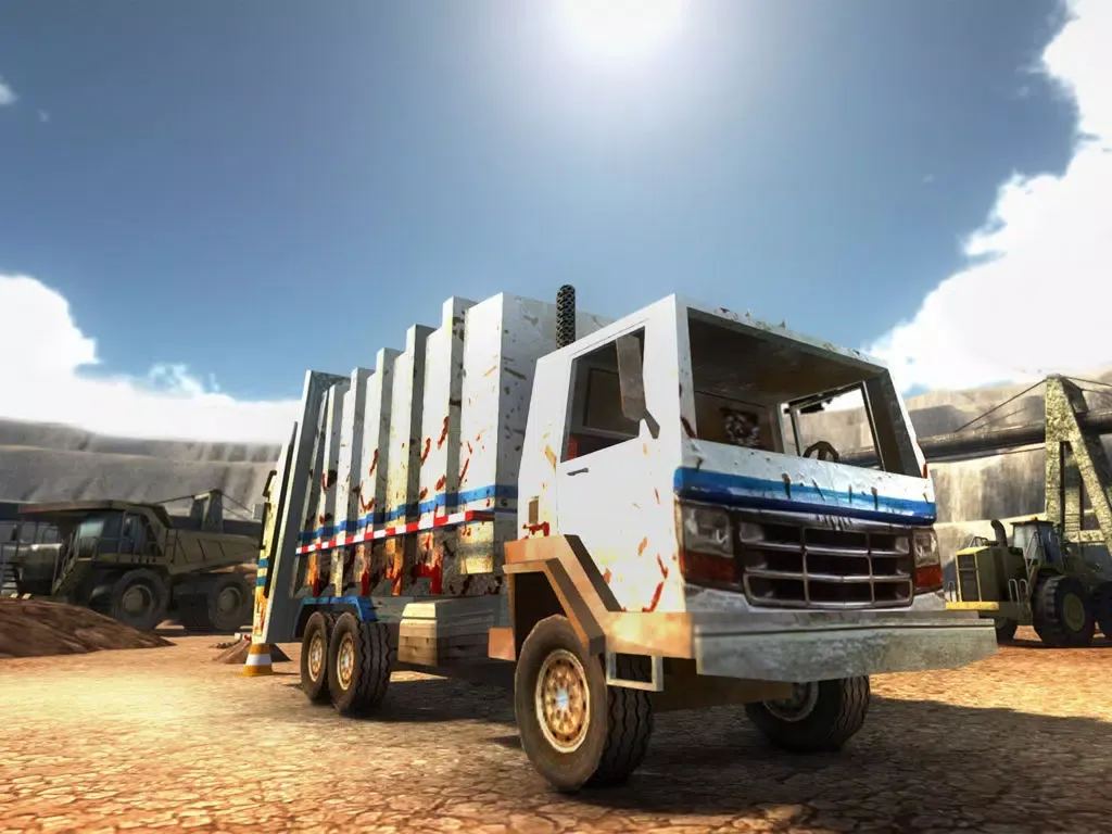 تصاویر Garbage Collector Truck Parking iPad 
