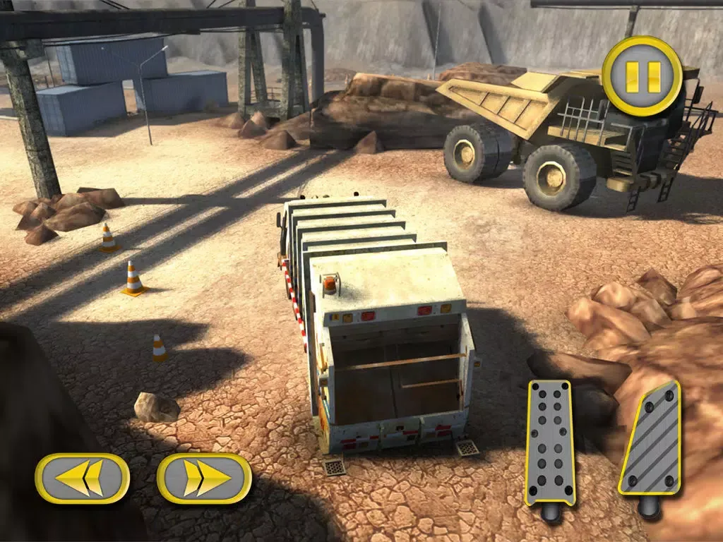 تصاویر Garbage Collector Truck Parking iPad 