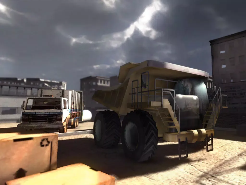 تصاویر Garbage Collector Truck Parking iPad 