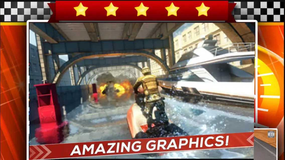 Crazy Jetski Shoot and Racing স্ক্রিনশট