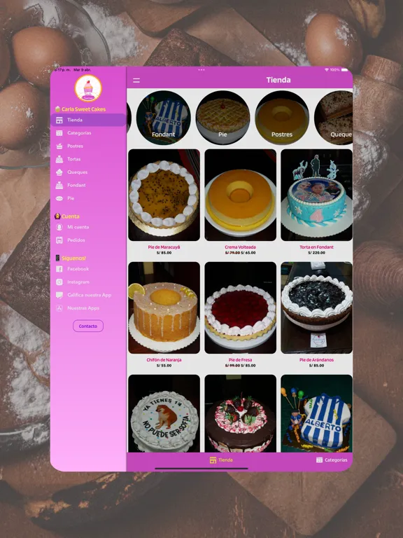 ภาพหน้าจอของ Carla Sweet Cakes iPad 