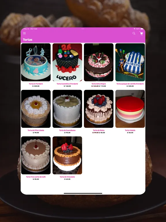 ภาพหน้าจอของ Carla Sweet Cakes iPad 