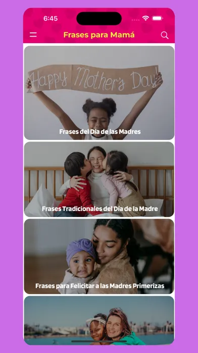 Happy Mother's Day Mom Phrases Screenshots