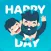 Happy Father's Day with Phrase