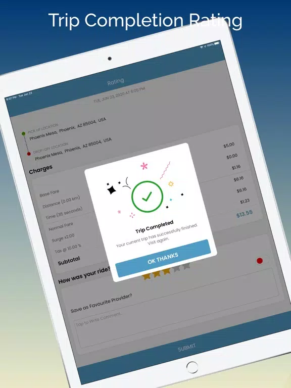 Скриншоты Fixbee Customer iPad 